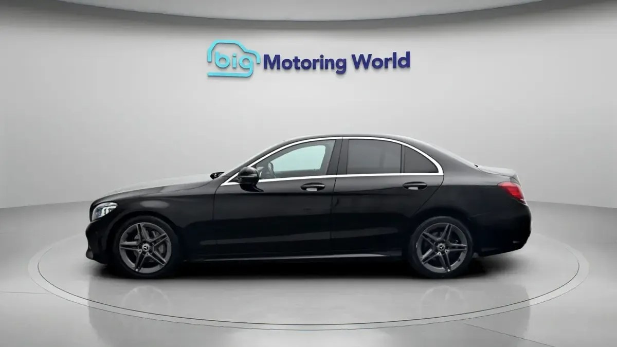 Used Mercedes C200 AMG line 198 HP (145 kW) 2019 Black Sedan