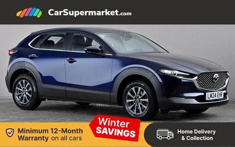 Blue Used 2023 Mazda CX-30 Center-Line SUV | £19,697 (Fair price) - Image 1/3