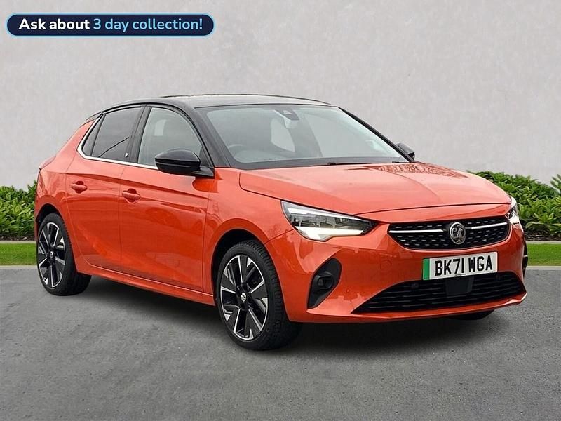 Used Vauxhall Corsa-e Elite 100 kW (136 HP) 2021 Orange Hatchback