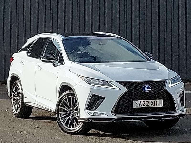 White Used 2022 Lexus RX450h Sport Line SUV | £34,698 (Fair price) - Image 1/4