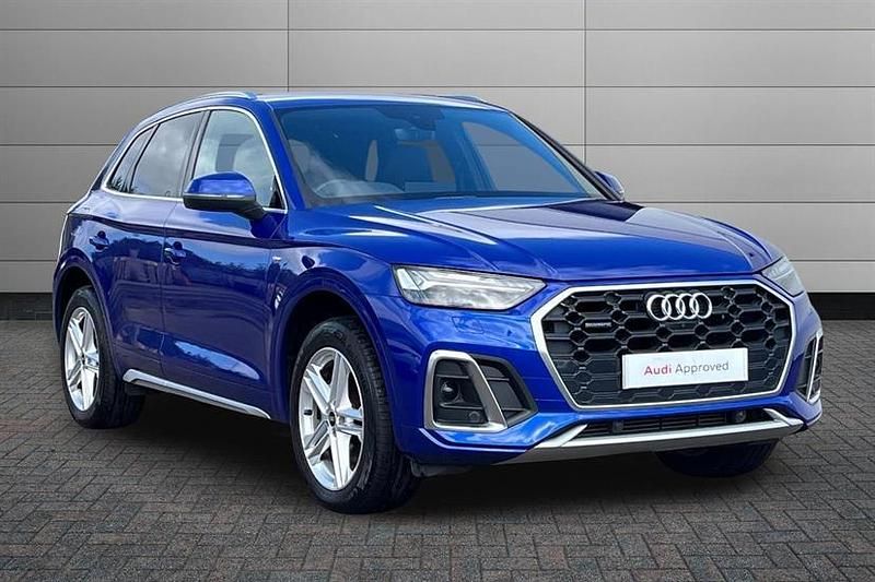 Used Audi Q5 S-Line 265 HP (194 kW) 2021 Blue SUV