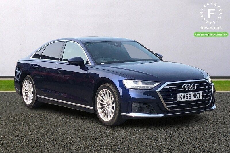 Blue Used 2018 Audi A8 S-Line Sedan | £24,799 (Fair price) - Image 1/3