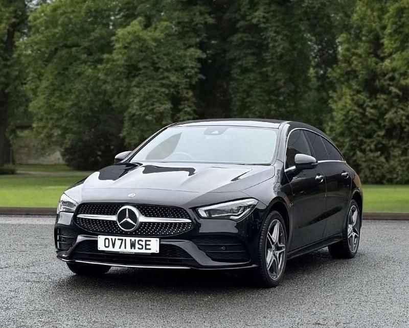 Used Mercedes CLA250e Shooting Brake AMG line 218 HP (160 kW) 2021 Black Estate