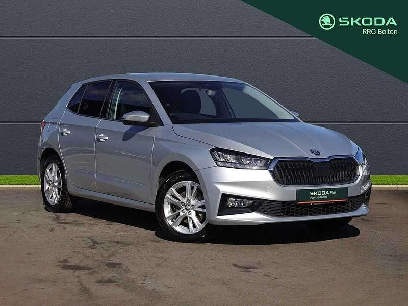 Brilliant silver metallic Used 2025 Skoda Fabia SE L Hatchback | £19,295 (A bit pricey) - Image 1/4