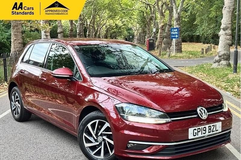 Red Used 2019 VW Golf VII Match Hatchback | £9,450 (Fair price) - Image 1/1