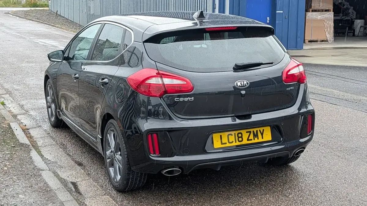 Used Kia Ceed GT-Line 134 HP (98 kW) 2018 Black Hatchback