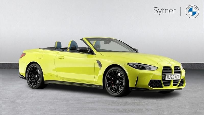 Yellow Used 2022 BMW M4 Competition Edition Coupe | £50,000 (Good price) - Image 1/4
