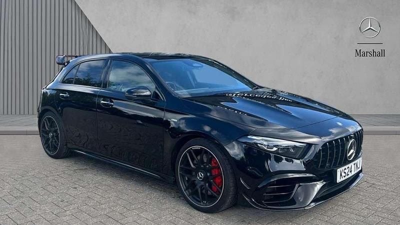 Black Used 2024 Mercedes A45 AMG Hatchback | £49,890 (Fair price) - Image 1/4