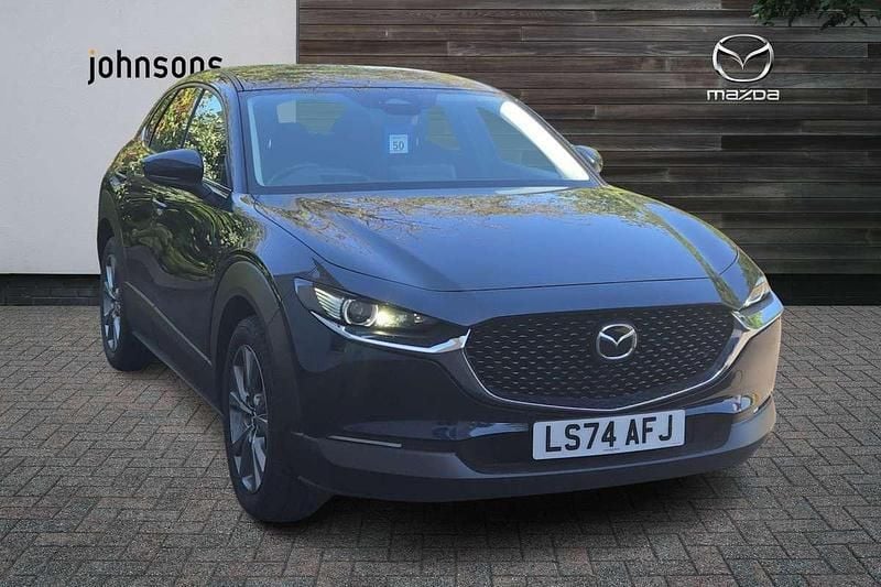 Blue Used 2024 Mazda CX-30 Exclusive-Line SUV | £18,450 (Fair price) - Image 1/4