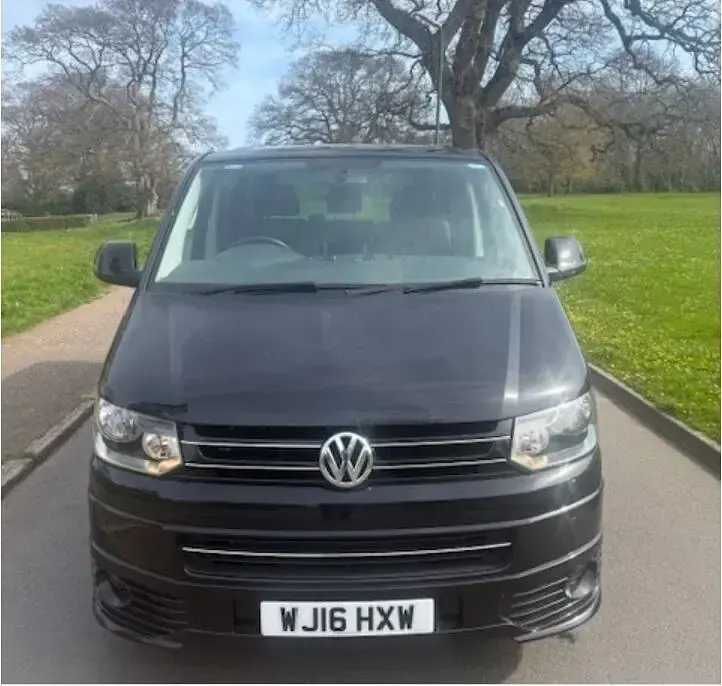 Used VW Transporter Sportline 180 HP (132 kW) 2016 Black Van