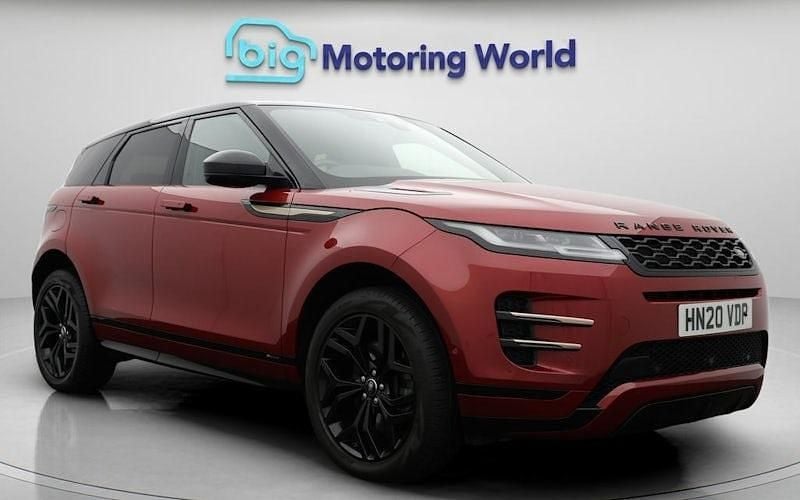 Red Used 2020 Land Rover Range Rover evoque HSE Dynamic Hatchback | £21,400 (Good price) - Image 1/4