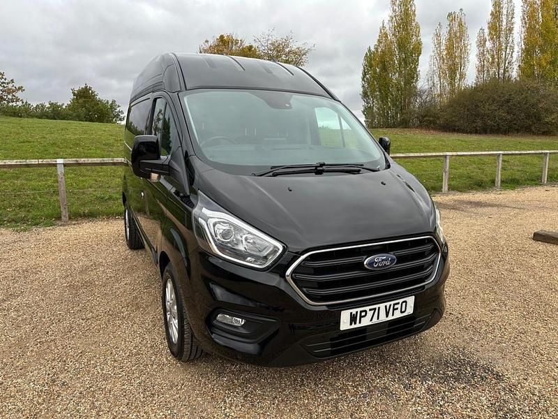 Black Used 2021 Ford Transit Custom Limited Van | £20,475 (Expensive) - Image 1/4