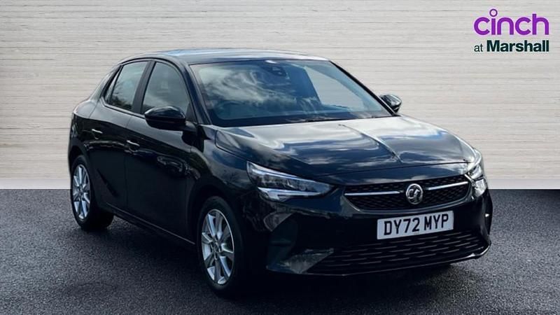 Used Vauxhall Corsa Design Edition 75 HP (55 kW) 2022 Black Hatchback