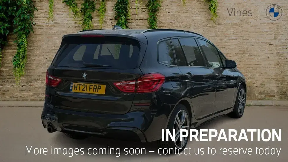 Used BMW 218 Gran Tourer M Sport 134 HP (98 kW) 2021 Black MPV