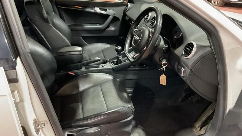 Used Audi A3 Sportback Black Edition 2012 White Hatchback