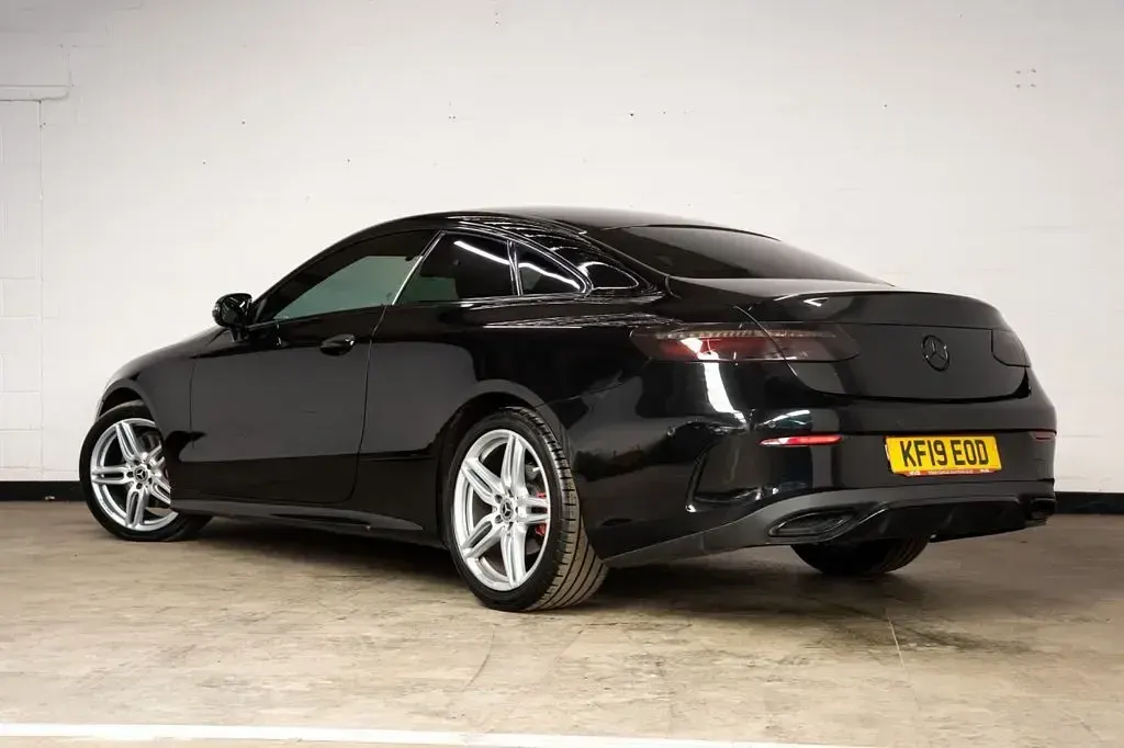 Used Mercedes E220 AMG line 2019 Black Coupe