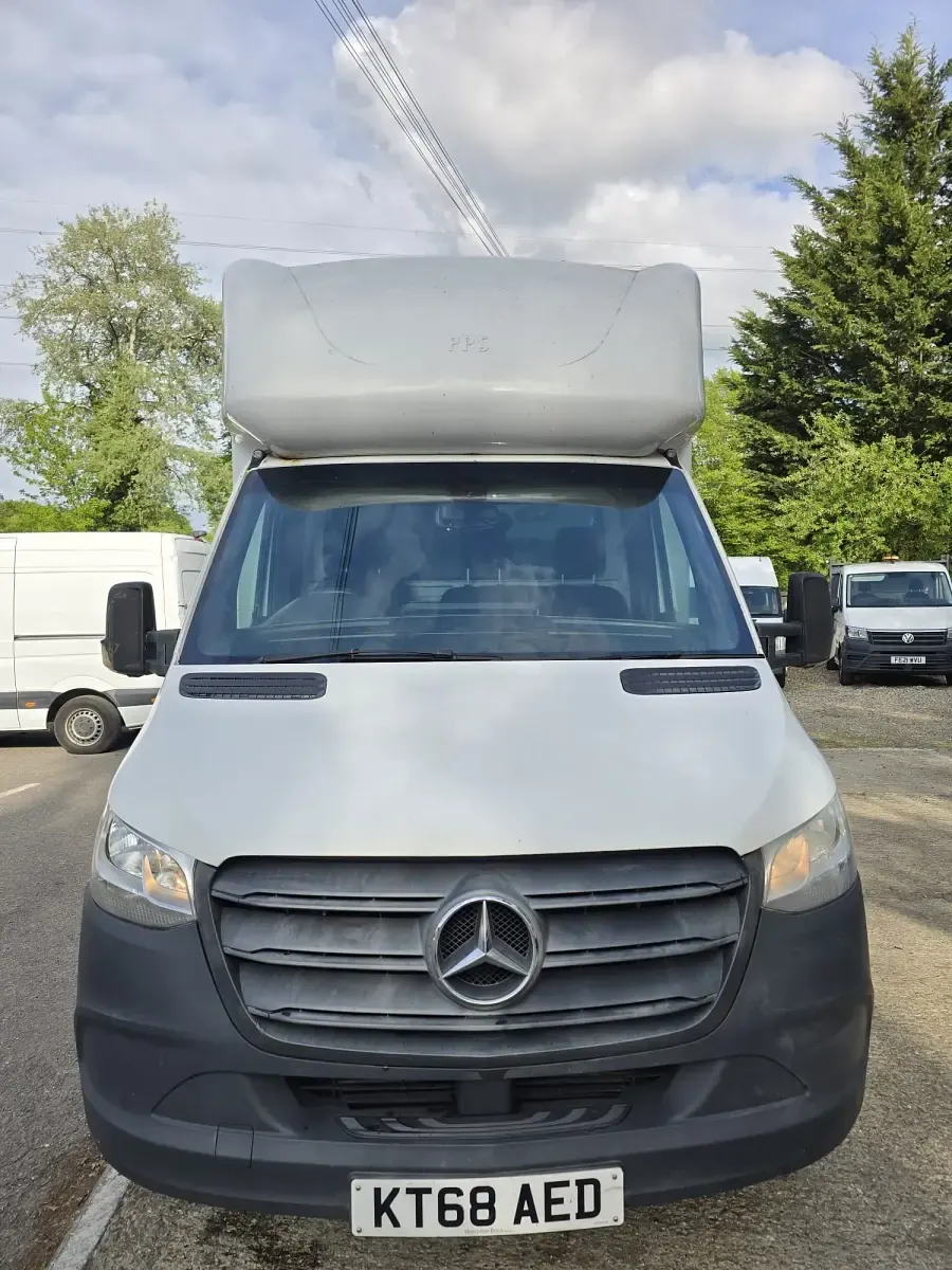 Begagnad Mercedes Sprinter 2018 Vit Van