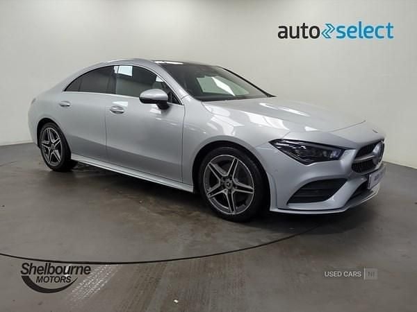 Silver Used 2021 Mercedes CLA200 AMG Line Premium Plus Coupe | £24,744 (A bit pricey) - Image 1/4