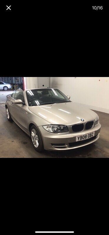 Silver Used 2008 BMW 120 Cabriolet Cabriolet | £3,499 (Good price) - Image 1/4