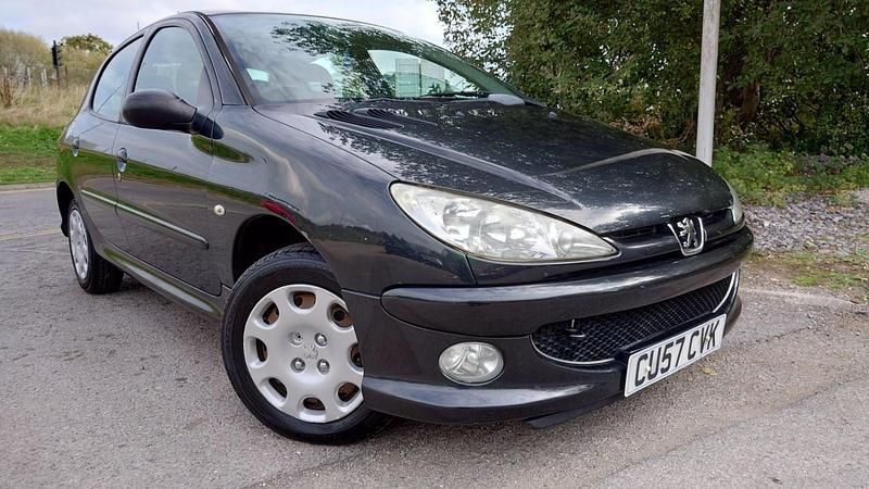 Black Used 2007 Peugeot 206 Hatchback | £795 (Good price) - Image 1/4