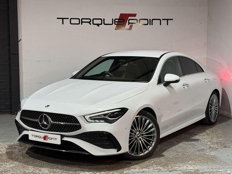 White Used 2023 Mercedes CLA200 AMG line Coupe | £22,042 (Super price) - Image 1/4
