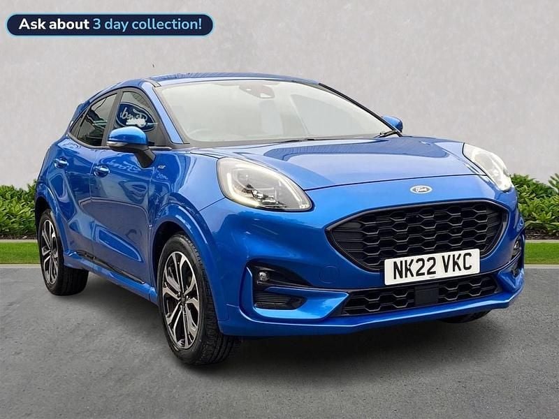 Blue Used 2022 Ford Puma ST-Line Hatchback | £13,279 (Good price) - Image 1/4