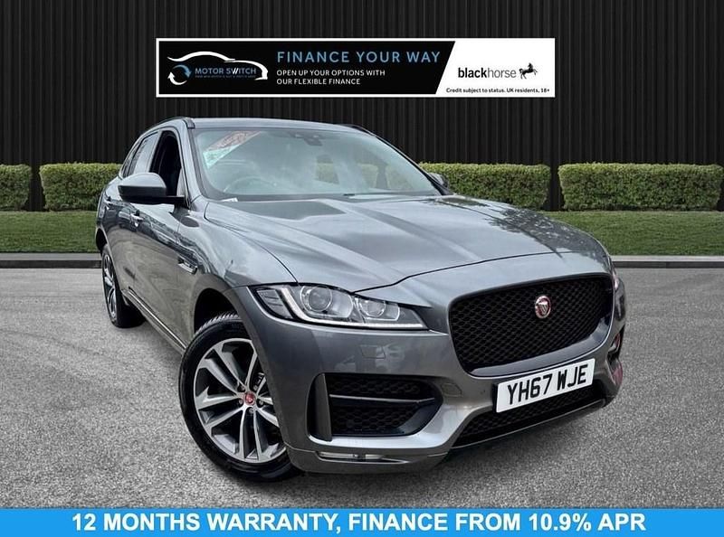 Grey Used 2017 Jaguar F-Pace R-Sport SUV | £15,195 (Fair price) - Image 1/3