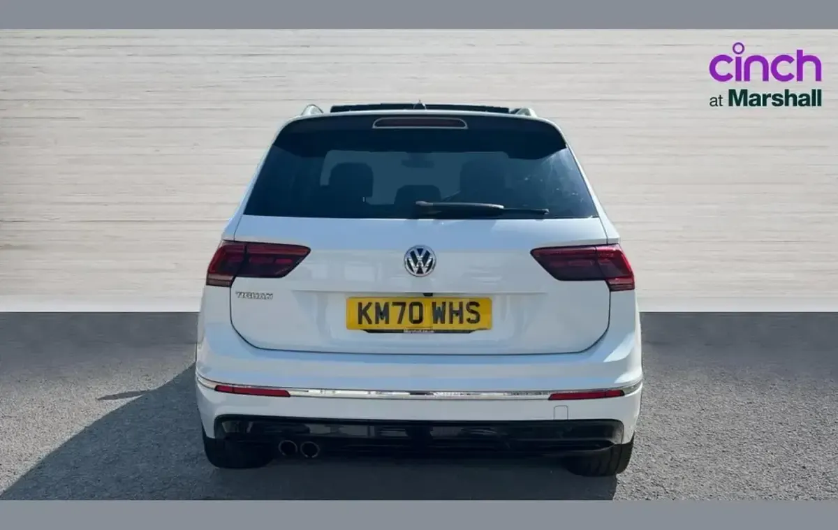 Used VW Tiguan R-line 150 HP (110 kW) 2020 White SUV