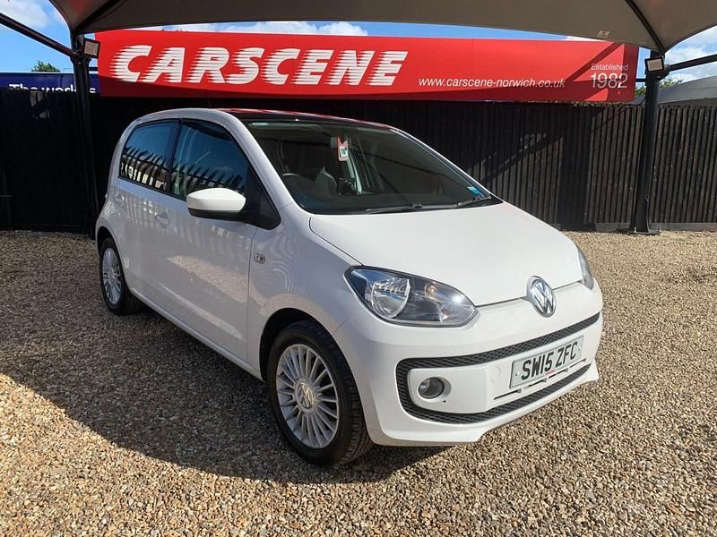 White Used 2015 VW up! high up! Hatchback | £6,299 (Fair price) - Image 1/3