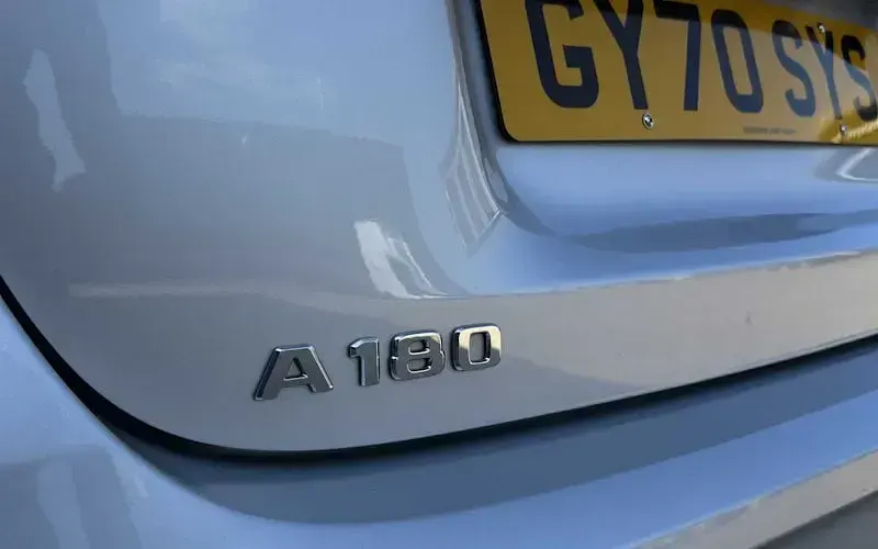 Used Mercedes A180 AMG line 136 HP (100 kW) 2020 Silver Hatchback