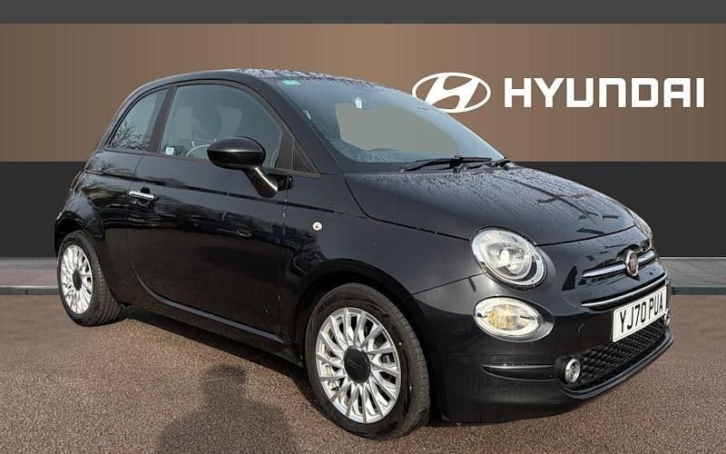 Used Fiat 500 Lounge 70 HP (51 kW) 2020 Black Hatchback