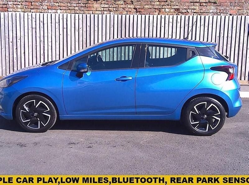 Used Nissan Micra Acenta 92 HP (67 kW) 2022 Blue Hatchback