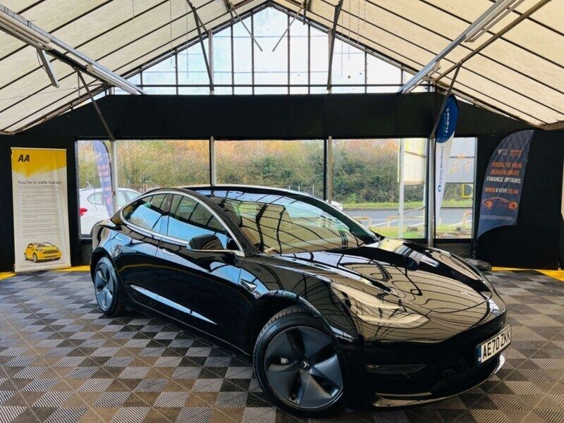 Black Used 2020 Tesla Model 3 Long Range Sedan | £13,329 (Super price) - Image 1/3