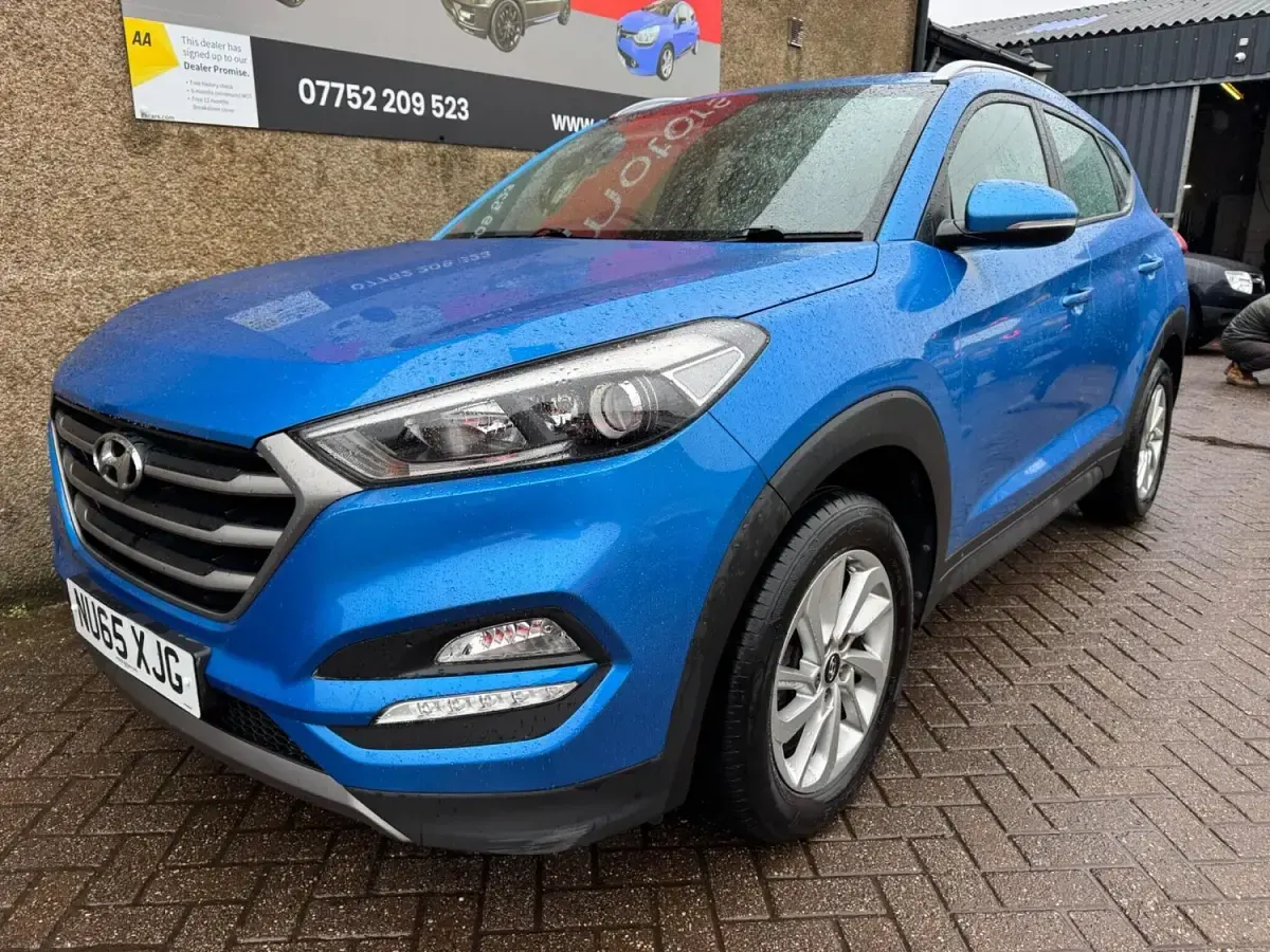 Used Hyundai Tucson SE 116 HP (85 kW) 2015 Blue SUV