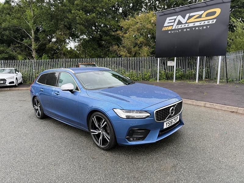 Used Volvo V90 R-Design Pro 2018 Blue Estate
