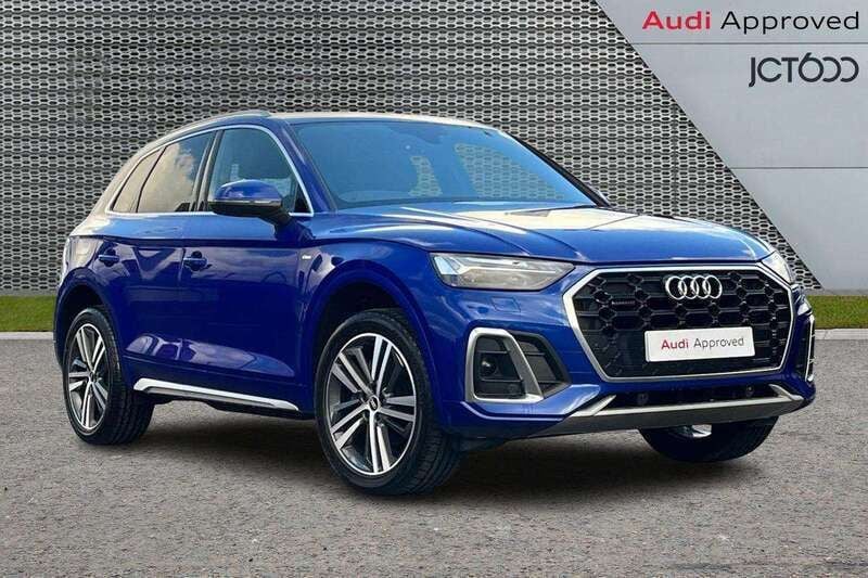 Blue Used 2020 Audi Q5 S-Line SUV | £29,405 (Fair price) - Image 1/4