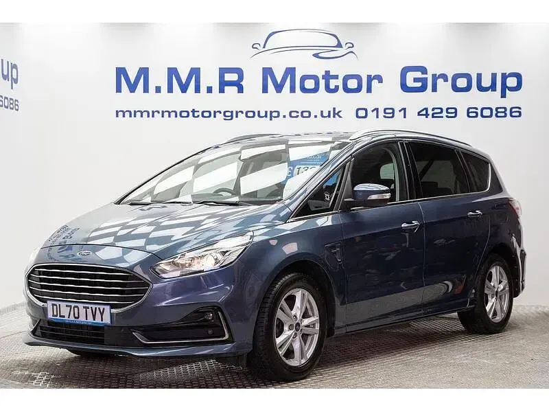 Used Ford S-MAX Titanium 150 HP (110 kW) 2020 Blue MPV