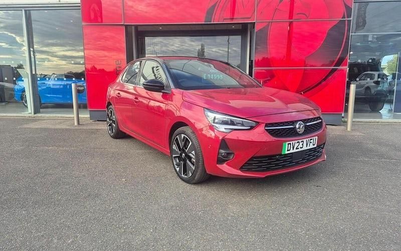 Red Used 2023 Vauxhall Corsa-e Ultimate Hatchback | £14,495 (Fair price) - Image 1/3