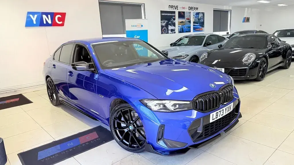 Used BMW 330e M Sport 288 HP (211 kW) 2023 Blue Sedan