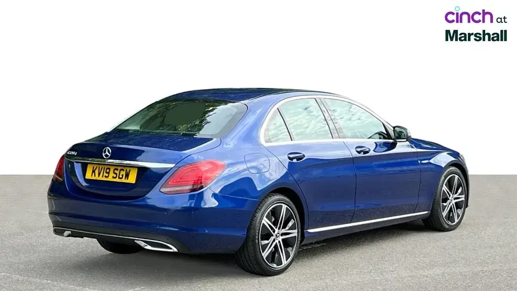 Used Mercedes C220 194 HP (142 kW) 2019 Blue Sedan
