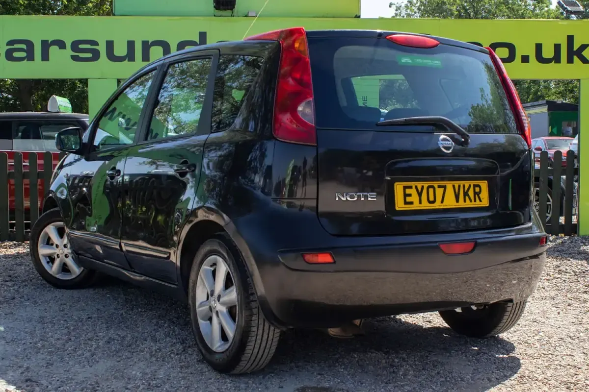 Used Nissan Note SE 110 HP (80 kW) 2007 Black Hatchback