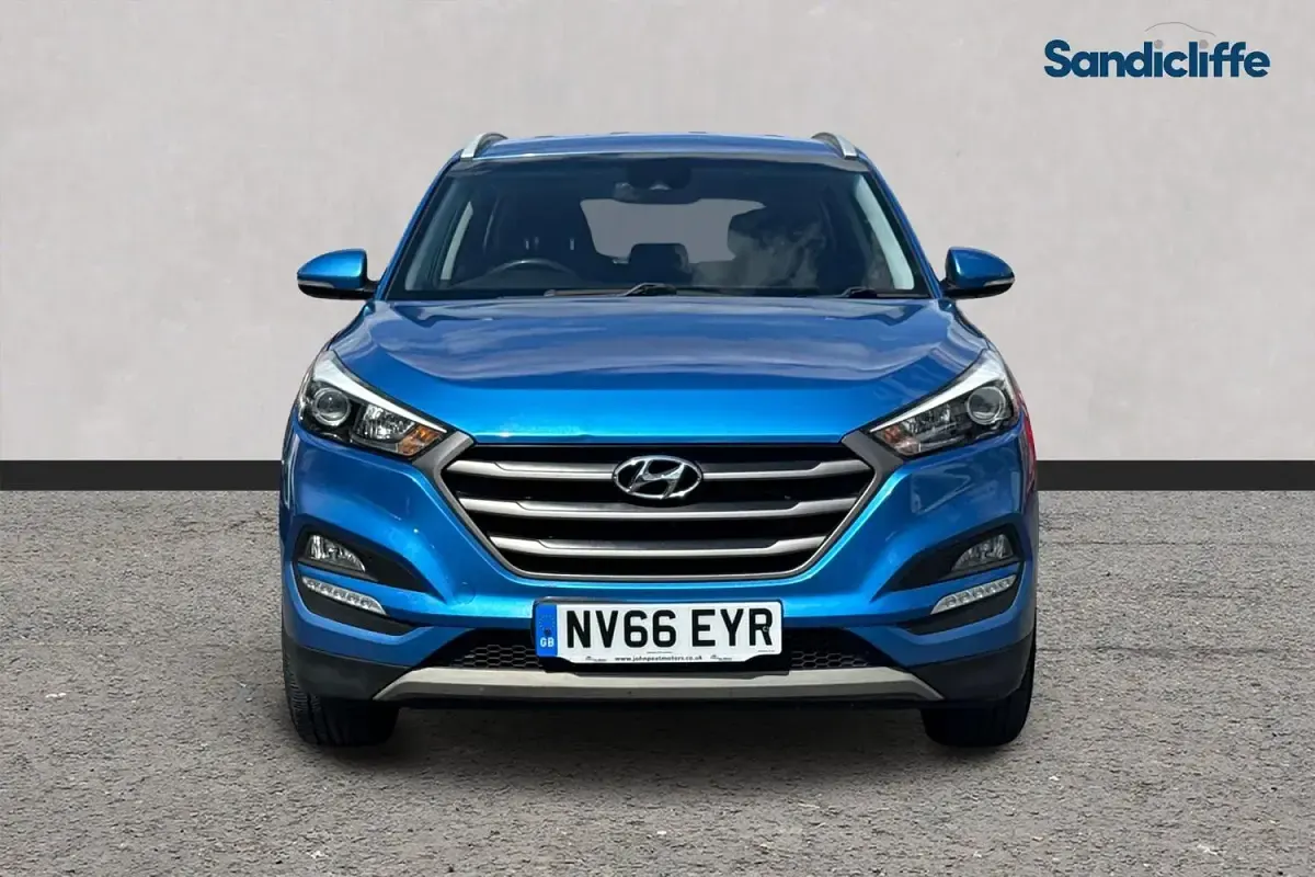 Used Hyundai Tucson SE 116 HP (85 kW) 2015 Blue SUV