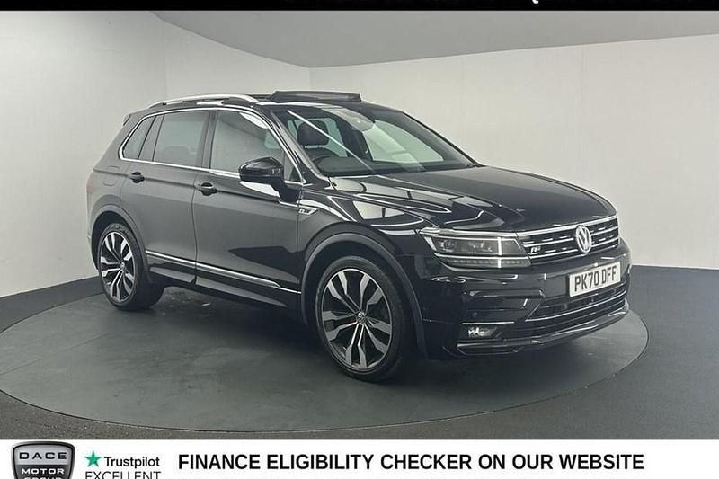 Used VW Tiguan R-line 150 HP (110 kW) 2020 Black SUV