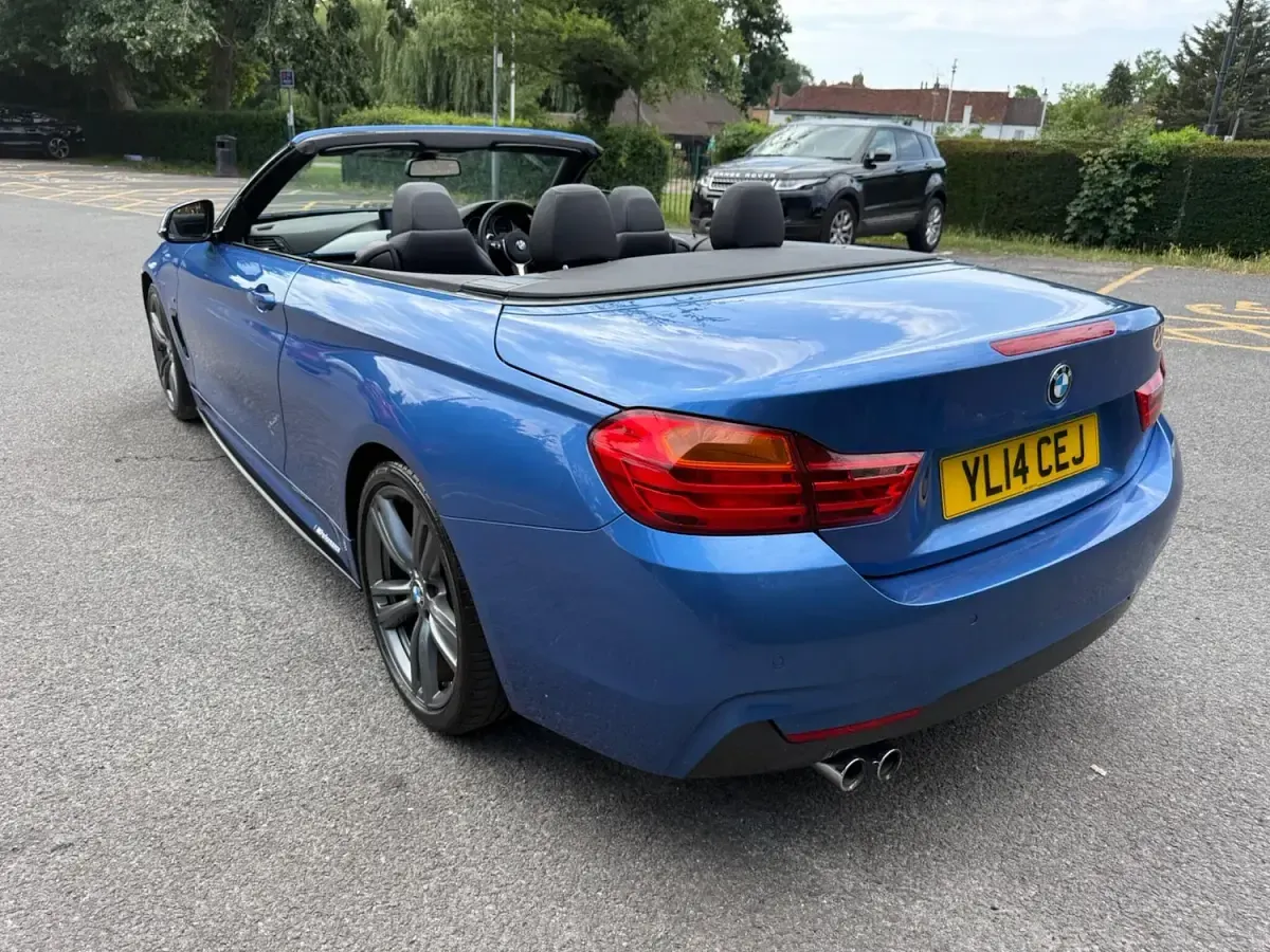 Used BMW 428 M Sport 2014 Blue Cabriolet