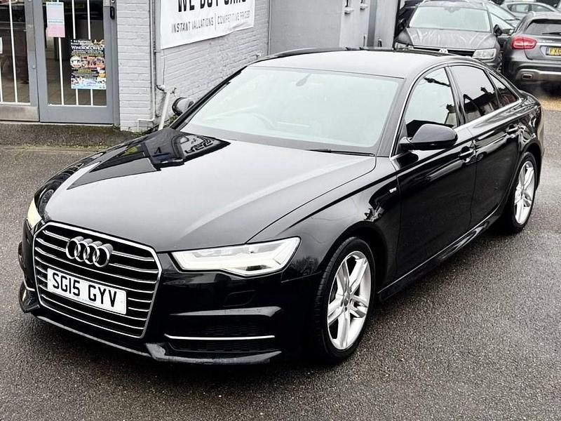 Used Audi A6 S-Line 190 HP (139 kW) 2015 Black Sedan