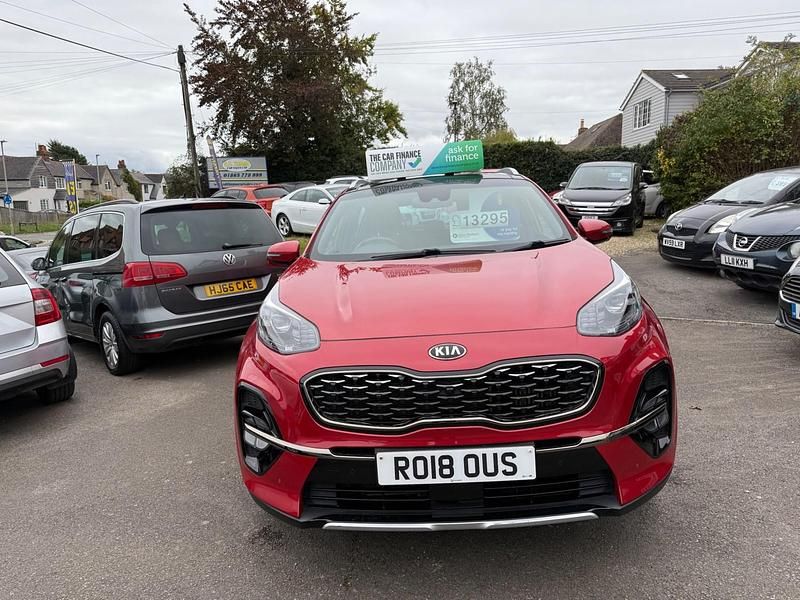 Used Kia Sportage GT-Line S 174 HP (127 kW) 2018 Red SUV
