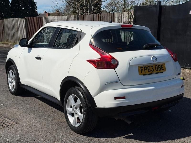 Used Nissan Juke Visia 110 HP (80 kW) 2013 White SUV