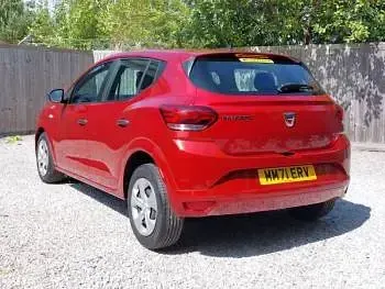 Used Dacia Sandero Essentiel 67 HP (49 kW) 2022 Red Hatchback