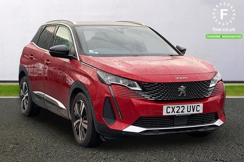 Red Used 2022 Peugeot 3008 GTi Estate | £15,199 (Good price) - Image 1/3
