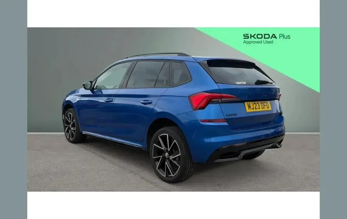 Used Skoda Kamiq Monte Carlo 115 HP (84 kW) 2023 Blue SUV